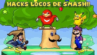 Probando Hacks y Fan Games Extraños de Super Smash Bros. con Pepe el Mago
