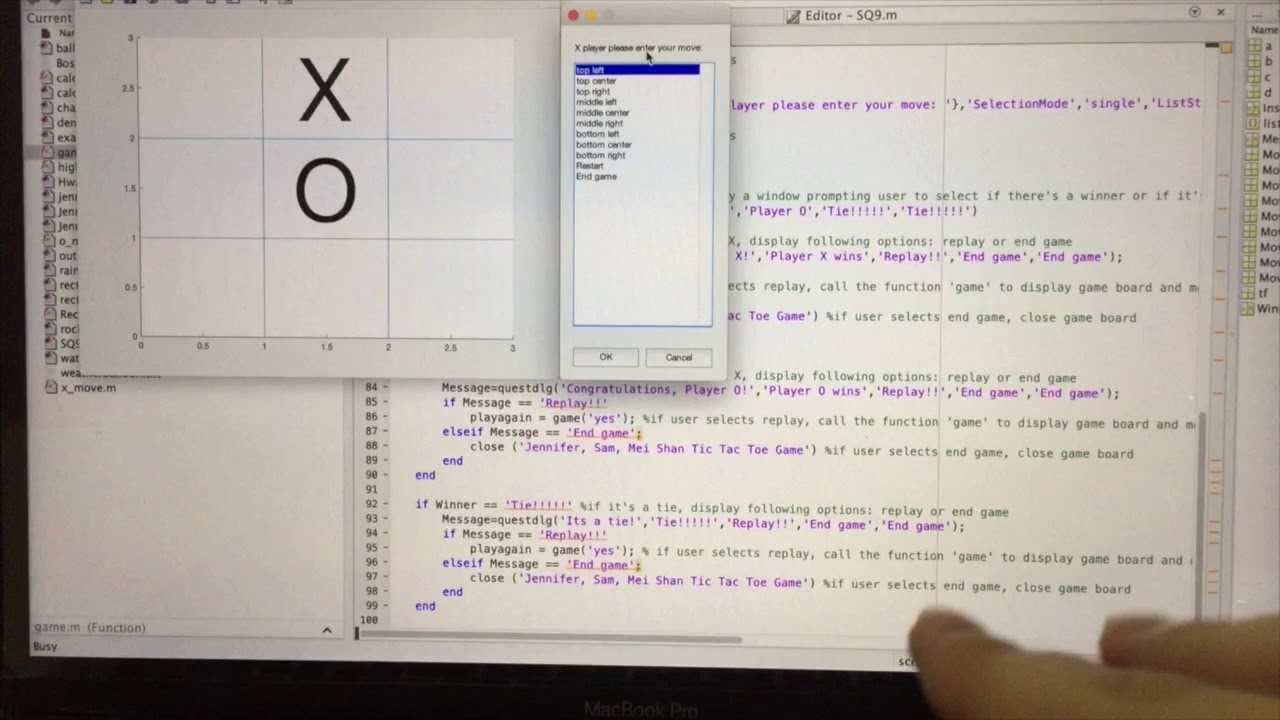MATLAB Tic Tac Toe YouTube MATLAB Tic Tac Toe YouTube