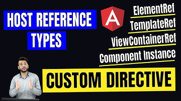 78. Custom Directives - ElementRef, TemplateRef & ViewContainerRef | Angular In Depth (Hindi)