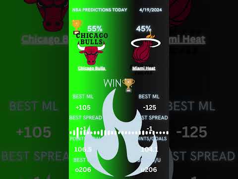 Bulls vs Heat prediction,98% Win/ NBA Picks Today, 4/19/24 | NBA Predictions,