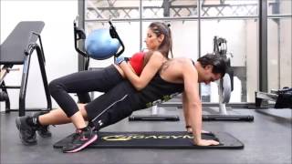 Clea & Anthony Gaultier routine workout Resimi