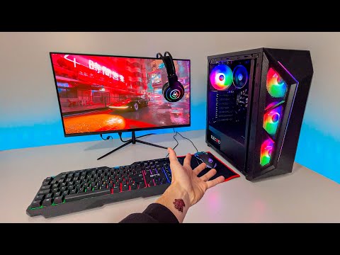 MELHOR E MAIS BARATO PC GAMER COMPLETO DA PICHAU + TESTES EM JOGOS