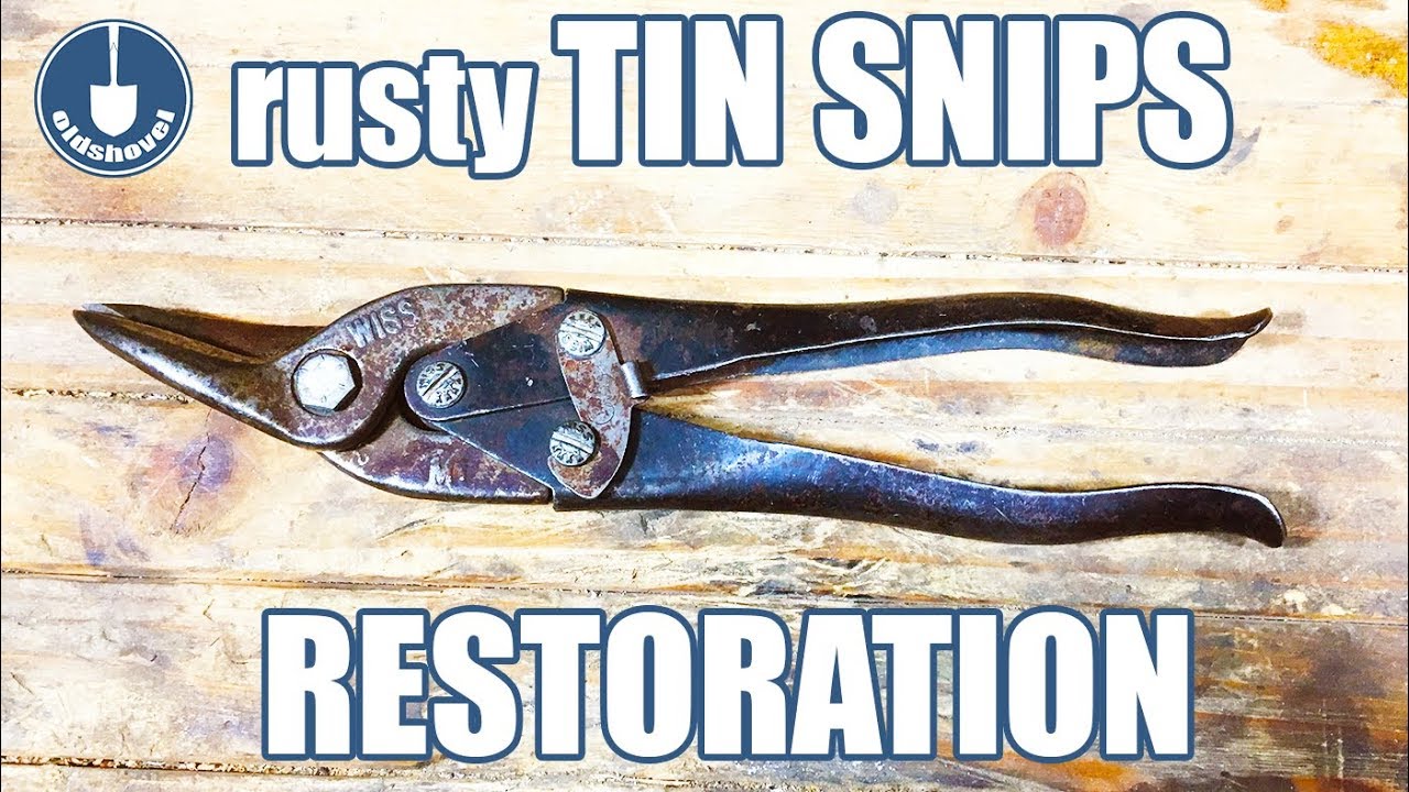 Tin Snips Restoration - Evapo-rust - Perma Blue - Plasti-Dip - YouTube
