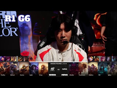 WBG vs NRG | Day 1 LoL Worlds 2023 Swiss Stage | Weibo Gaming vs NRG full