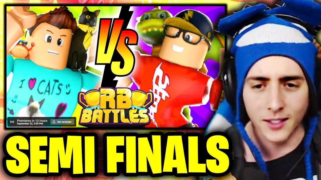 Denis Vs Seedeng Live Reaction Roblox Rb Battles Championship 1 Million Robux Prize - leah ashe vs briannaplayz live reaction roblox