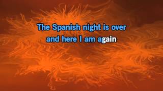 Engelbert Humperdinck The Spanish Night Is Over Karaoke chords