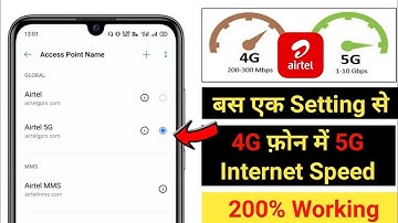 Airtel APN Settings 4G/5G 2025| Aitel network Problem Solution airtel Internet speed Problem |