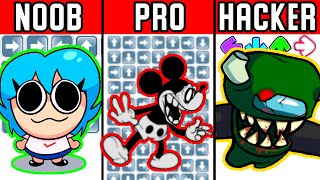 FNF Character Test | Gameplay VS Playground | Pow Sky | Mickey Mouse | Impostor
