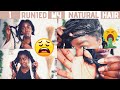 PROTECITVE STYLE GONE WRONG | I RUINED MY NATURAL HAIR?! | 12 WEEKS PROTECTIVE STYLE TAKE DOWN | OYJ