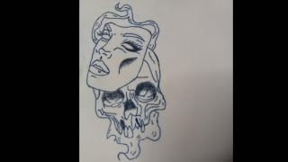 Mask Off tattoo with the wireless Mast gun!