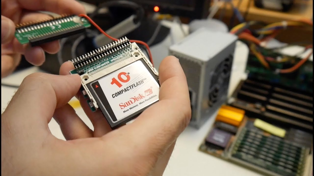 DOS Days - Using a Compact Flash Card as a Hard Disk