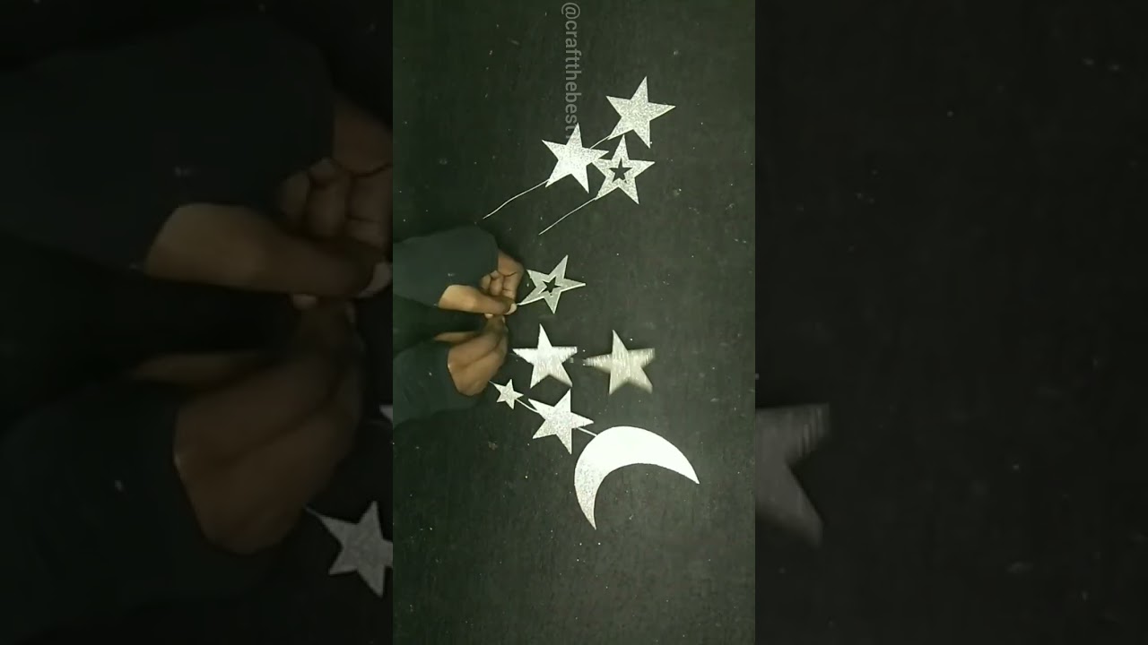 Headband with stars and moon for Solar System Fancy Dress 