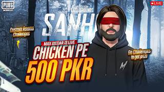 PUBG MOBILE LIVE CUSTOM ROOMS CHALLENGES & UC GIVEAWAYS #maxgujjaryt #pubgmobile #live screenshot 1