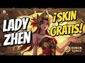 DETONADORA Y CONTROLADORA - SKIN GRATIS DE LADY ZHEN - Pokeo insano - Honor Of Kings