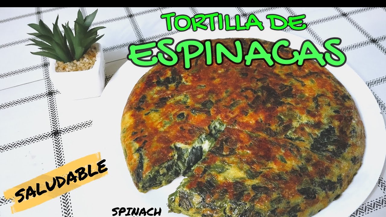 hacer TORTILLA de ESPINACAS. Nutritiva y saludable. incluyela en
