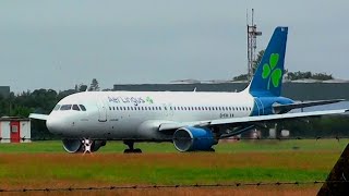 Aer Lingus  Airbus A320  Takeoff at Dublin Airport