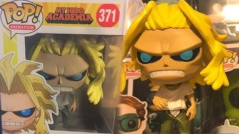 My Hero Academia All Might Weakened Funko Pop Vinyl Figure Detailed Look #AllMight #MyHeroAcademia