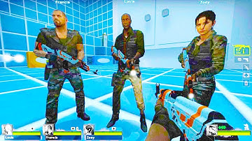 Left 4 Dead 2 - Bathroom Rats Custom Survival Map Gameplay Walkthrough