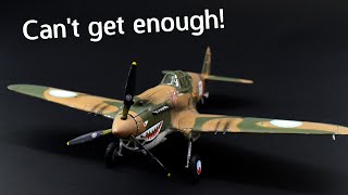 I Cant Stop Building These Kits The Airfix Curtiss Hawk 81-A-2 Plastic Model Kit In 172 Scale