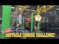 YOUTUBER OBSTACLE COURSE CHALLENGE!!! Human Claw Machine & Trampoline Park CLAMOUR 2018 - DAY 2