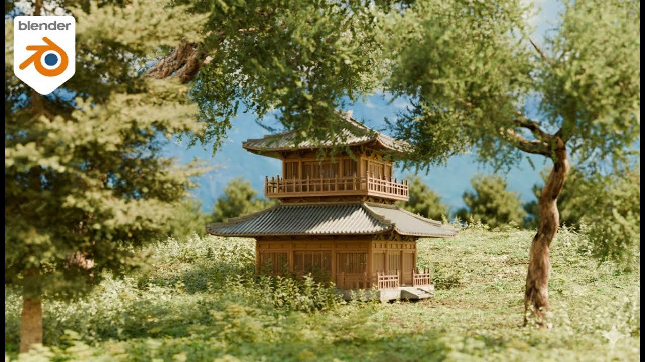 How To Create a 3D Environment In Blender | Timelapse - YouTube