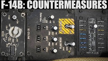 F-14B Tomcat: AN/ALE-39 & LAU-138 Countermeasures Chaff/Flare Tutorial | DCS WORLD