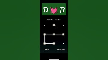 Pattern of DB love 💓💓💓...#lockscreen #pattern #lock #love #couples