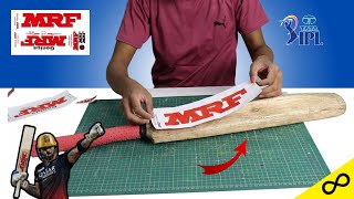 DIY MRF Cricket Bat Stickers Virat Kohli जैसे | TATA IPL का रोला