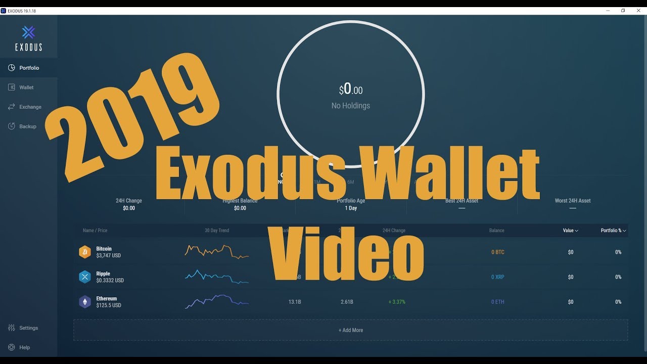 2019 NEW Exodus Wallet Installation, Receive Crypto, Exchange Crypto and My Review - YouTube