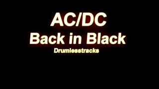 Video thumbnail of "AC/DC - Back in Black [Drumlesstrack]"