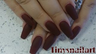 How To Coffin Acrylic Nails
