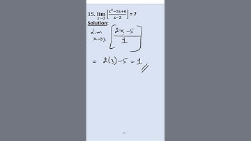 #Shorts - 15 –  0/0 form to finding a limit – Tamil
