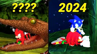 The evolution of KNUCKLES dying animations