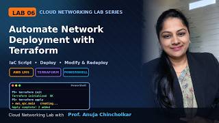 Details Lab 6: Automate Network Deployment with Terraform | AWS LMS Module + PowerShell Update