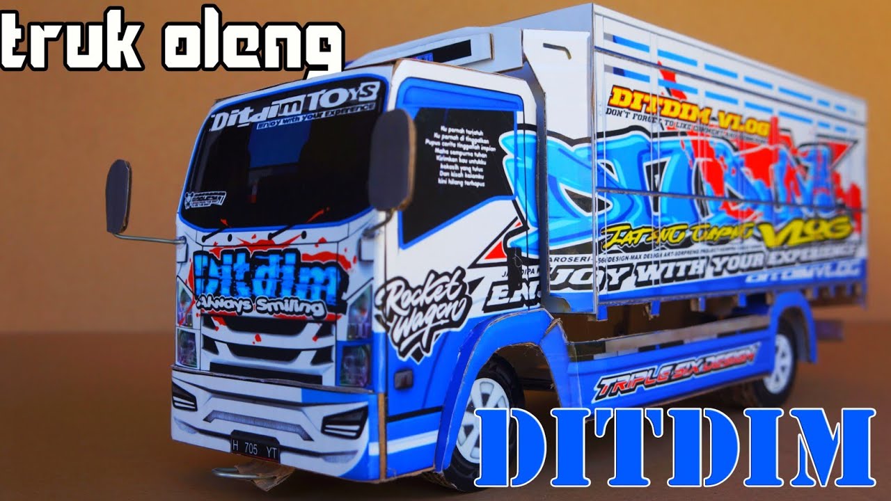 cara membuat truk oleng miniatur ditdim
