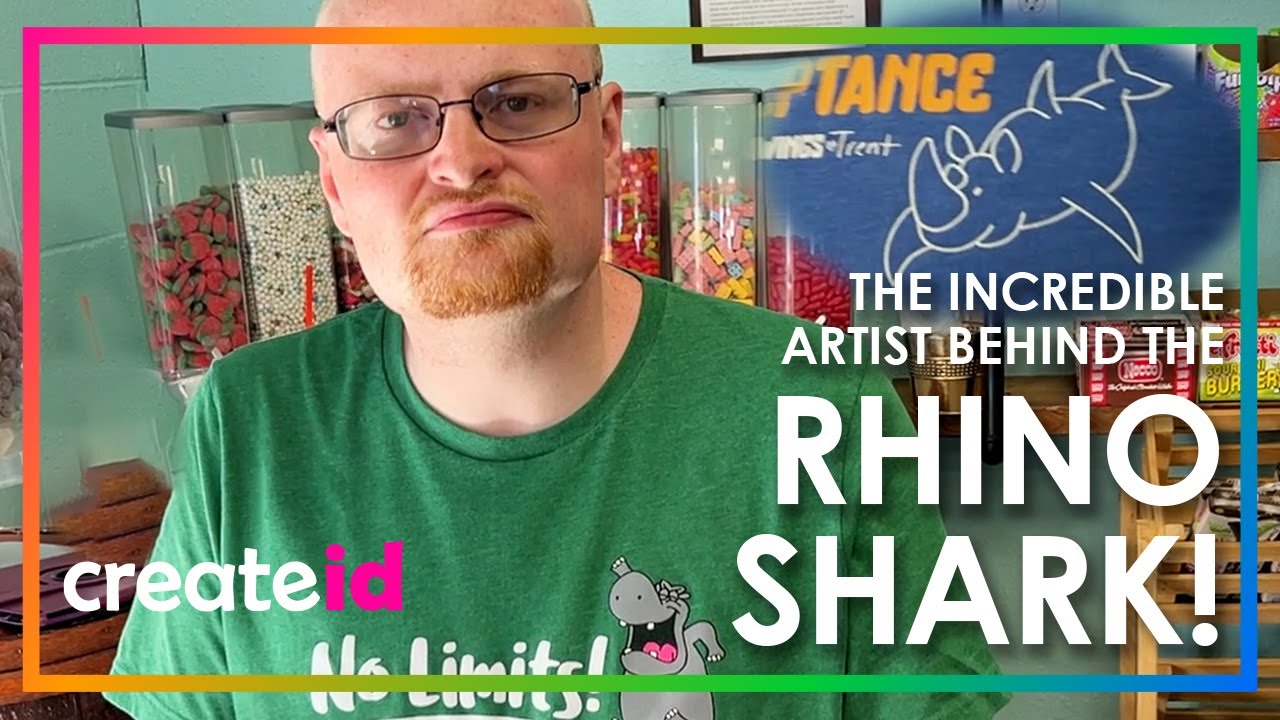 Rhino Sharks, oh my! Step into the world of Trent Landreth, a talented artist with autism.