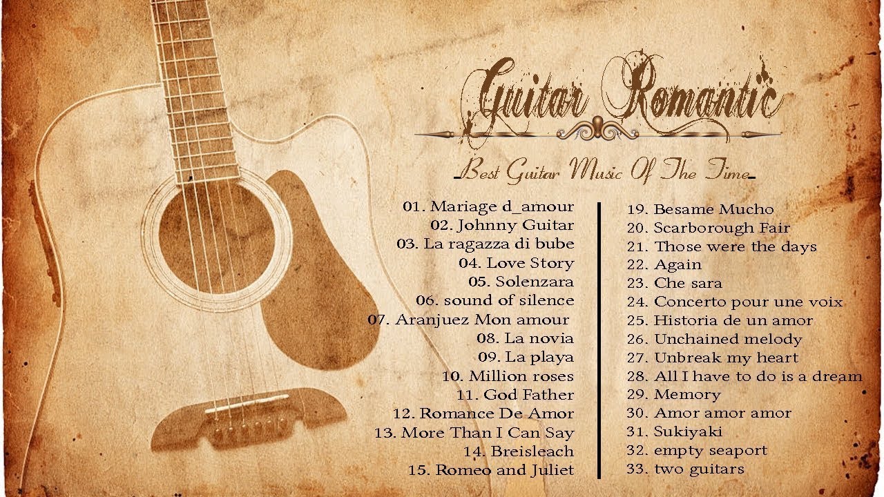 Romantic Guitar Music - The World's Best Romantic Relaxing Music | Acoustic Guitar Music