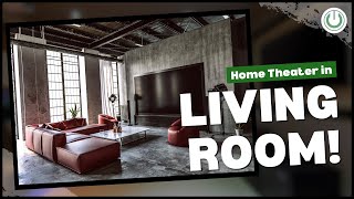 How to Create the Best Atmos Living Room Home Theater Setup | Living Room Acoustics | TV v Projector