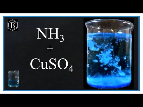 NH3 + CuSO4:  Beautiful Blues