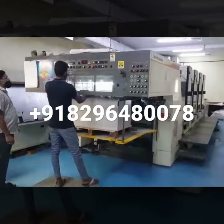 2002 Mitsubishi 3F - 4 Color Used Offset Printing machine  918296480078