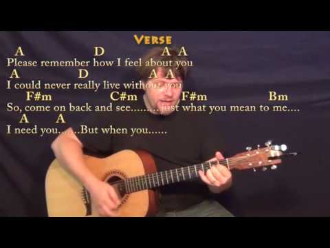I Need You (Beatles) Strum Guitar Cover Lesson in A with Chords/Lyrics
