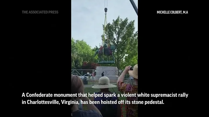 Robert E. Lee statue removed in Charlottesville