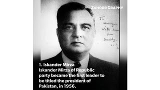 List of President of Pakistan [1947-2021] | Personality|Duration| پاکستانی صدر | ZahoorGraphy