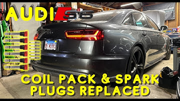 Audi S6 C7.5 4.0T Spark plug & Coil Replacement! (Hard to do??)
