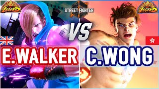 SF6 🔥 Ending Walker (Ed) vs Chris Wong (Luke) 🔥 SF6 High Level Gameplay