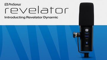 Introducing the PreSonus Revelator™ Dynamic | USB-C Microphone with built-in FX and streaming mixer.