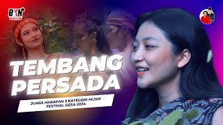 Tembang Persada | JUARA HARAPAN KATEGORI MUSIK | Festival Desa 2024
