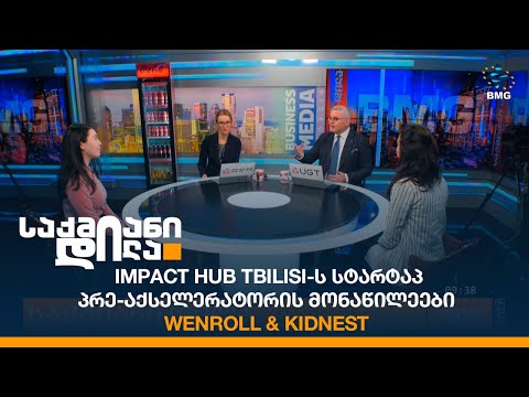 Impact Hub Tbilisi-ს სტარტაპ პრე-აქსელერატორის მონაწილეები - Wenroll \u0026 KidNest