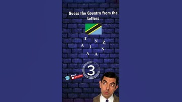 Can you guess these countries from the scrambled letters?