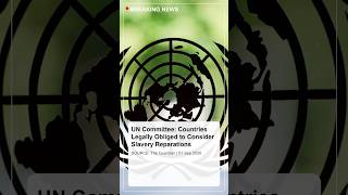 BREAKING: UN Committee: Countries Legally Obliged to Consider Slavery Reparations